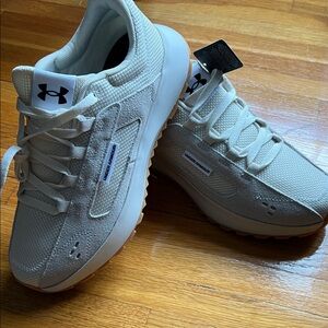 NEW Under Armour Street Mirage Cream Athletic Shoes